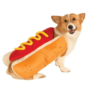 Funny Halloween Dog Costume - Hot Dog Sausage Outfit for Dachshund, Cat, Puppy - Bild 1 von 6