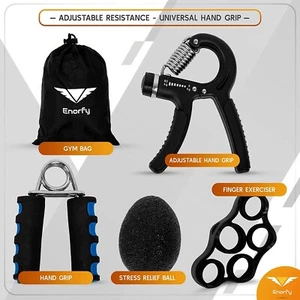 Premium Hand Grip Strengthener Kit (4-in-1), Adjustable - Picture 1 of 7