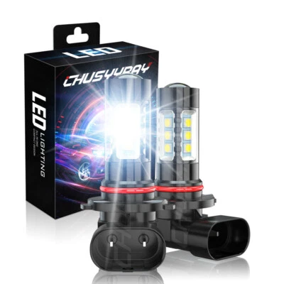 Para Cadillac SRX 2004-2016 LED antiniebla/conducción 2 piezas bombillas H10 luces antiniebla blancas kits Foto 1 de 4