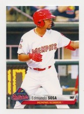 2019 Choice Memphis Redbirds Edmundo Sosa RC Rookie Phillies