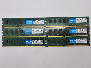 Crucial 8GB DDR3L-1600 PC3-12800 non-ECC DIMM Desktop RAM CT102464BD160B (LOT 6) - Picture 1 of 4