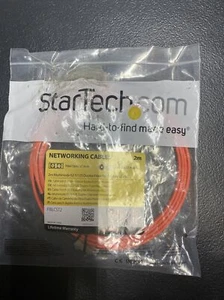 StarTech FIBLCST2 StarTech.com 2m Multimode 62.5/125 Duplex Fiber Patch Cable LC - Picture 1 of 2