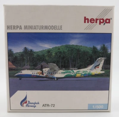 Herpa Bangkok Air ATR-72 Model - "Pha Nga" - 1:500 - 510318 - Image 1 of 4