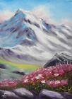 Mountain View, Original Oil Painting Signed Ukraine Artist Landscape Art