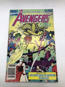 AVENGERS ANNUAL # 18 ATLANTIS ATTACKS MARVEL COMICS * 1989 Rare Key - Picture 1 of 4