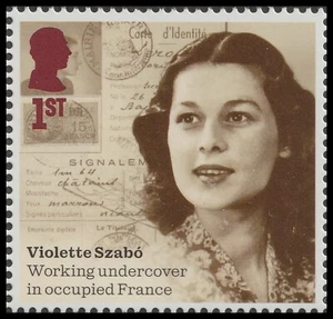 GB Valour and Victory Violette Szabó 1st Single MNH 2025 - Bild 1 von 1