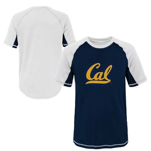 Outerstuff NCAA Youth California Golden Bears Color Block Rash Guard Shirt - Picture 1 of 7