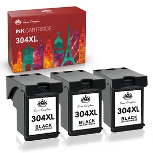 1-3 Patronen für HP 304 XL DeskJet 2620 2630 3720 3730 3750 Envy 5010 5000 5030 - Bild 1 von 14