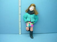 Miniature Young Girl Dollhouse Doll Emma #10304 Erna Meyer 1//12th Handcrafted