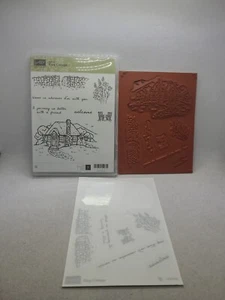 Stampin Up Cozy Cottage Stamp Set - Stone Fence, Chairs, Home - Picture 1 of 24