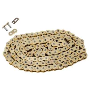 Gold Drive Chain for Yamaha TTR110E 2008-2024 / Kawasaki KLX110 110L 2002-2024 - Picture 1 of 1