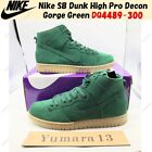 Nike SB Dunk High Pro Decon Gorge Green Suede DQ4489-300 US Men's 4-14