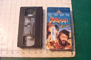 VHS--CAVEMAN ringo star barbara bach dennis quaid shelley long CLEAN - Picture 1 of 2