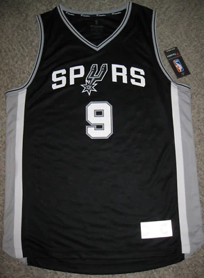 Tony Parker San Antonio Spurs Men's Black Fanatics Replica Jersey (L & 5XL) - Image 1 of 4