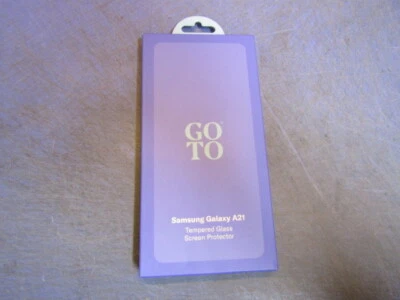 1 – GO TO SAMSUNG GALAXY A21 Tempered Glass Screen Protector - Brand NEW Sealed  - Image 1 of 4