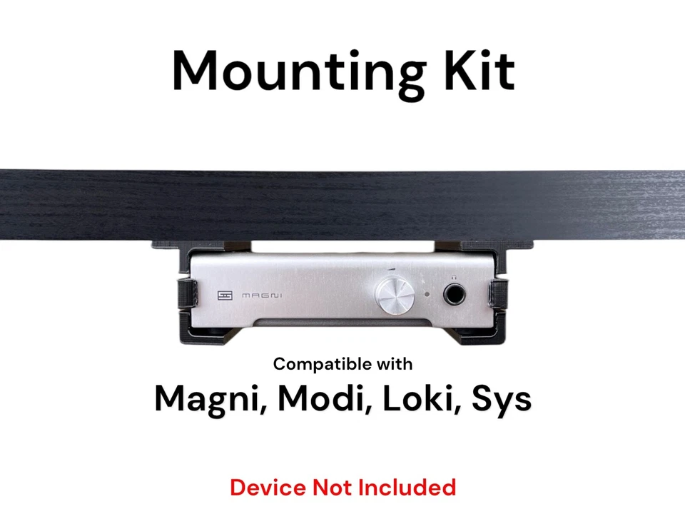 Desk Mount Kit for Schiit Magni, Modi, Loki Mini, Sys (Single), Under Desk Mount - Image 1 of 4
