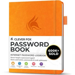 Password Book with alphabetical tabs. Internet Address Organizer Logbook. Sma... - Picture 1 of 6