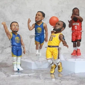4PC NBA Basketball Action Figures Michael Jordan Kobe Bryant Stephen Curry James - Picture 1 of 5