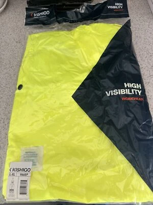 ML Kishigo 9665P Hi-Vis Class Yellow E L-XL Pants With Suspenders Construction - Image 1 of 3