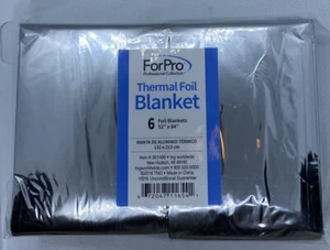 ForPro 6 Pack Thermal Foil Blankets - Picture 1 of 1