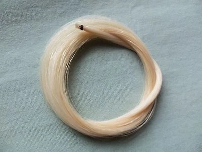 Arco de violín blanco narural de 32 pulgadas pelo yegua mongola atado en 1 extremo mejor grado Foto 1 de 2