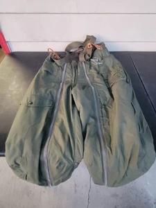 Vintage US ARMY AIR FORCES Flight Pants Mens 32 Green Type A-11 Bomber Shearling - Picture 1 of 6