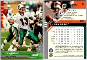 2000 Stadium Club DAN MARINO Base Card #81 Miami Dolphins HOF - Picture 1 of 1