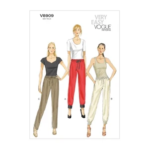 Schnittmuster Vogue V8909, Hose, Jogginghose, ZZ - Bild 1 von 7