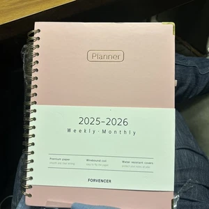 Academic Planner 2025-2026, Hardcover Weekly & Monthly Calendar Planner, July 26 - Picture 1 of 5