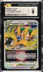 Pokemon Tcg CGC 9 Regigigas VSTAR #114 Pokemon Crown Zenith - Picture 1 of 2
