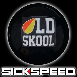 BLACK OLD SKOOL/SCHOOL SHIFT KNOB AUTO/AUTOMATIC THROW GEAR SHIFTER 8X1.25 K31 - Picture 1 of 1
