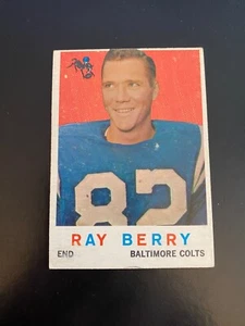 1959 Topps Football #55 Raymond Berry!! ¡ENVÍO DE $1!! - Imagen 1 de 2