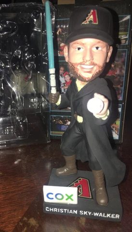 ARIZONA DIAMONDBACKS CHRISTIAN "SKY" WALKER BOBBLEHEAD NEW IN BOX Cover