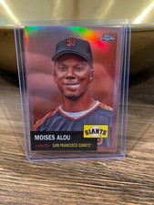 2022 Moises Alou Topps Chrome Platinum Anniversary Rose Gold Refractor 53/75