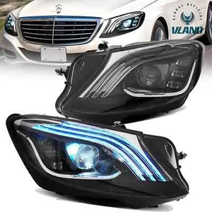 VLAND Scheinwerfer für 2014-2017 Mercedes Benz S Class Sedan W222 blau Animation - Bild 1 von 8