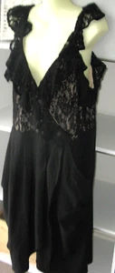 City Chic Dress Size M EUC Stretchy Black Party/cocktail - Picture 1 of 6
