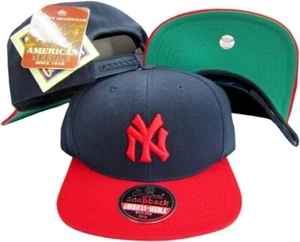 Vintage New York Yankees American Needle Navy/Red Adjustable Snapback Hat - NWT - Picture 1 of 1