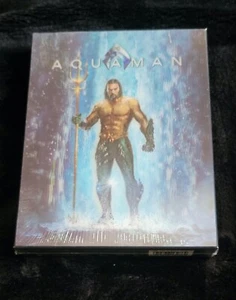 AQUAMAN Steelbook HDZeta 3D Blu-ray Lenticular Full Slip Set Batman DC NEW - Bild 1 von 2