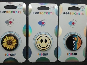 (1 Ct.) PopSockets PopGrip Phone Grip & Stand with Swappable Top -Multi Designs - Picture 1 of 11