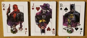 BATMAN THREE JOKERS PROMO PLAYING CARDS SEALED SET OF 3 X 25 BATGIRL RED HOOD - Picture 1 of 2