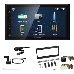 Kenwood 2DIN DAB+ Autoradio für Ssangyong Actyon schwarz - Bild 1 von 5
