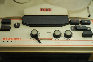 TESLA B47 Tonbandgerät Tape Reel to Reel 4 Tracks 4 Spuren Tesla Student B47 - Bild 1 von 9