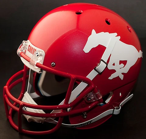 SMU MUSTANGS Schutt AiR XP GAMEDAY Football Helmet SOUTHERN METHODIST (RED) Cover