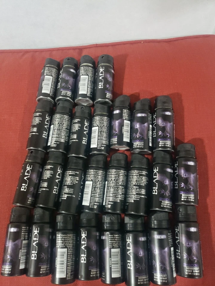 BLADE SHADOW DESODORANTE CORPORAL SPRAY 1 OZ - LOTE DE 27 - Imagem 1 de 3