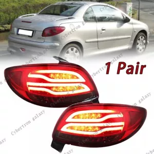 2Pcs For Peugeot 206 206CC 2004-2008 LED Tail light Assembly Turn Signal - Picture 1 of 11
