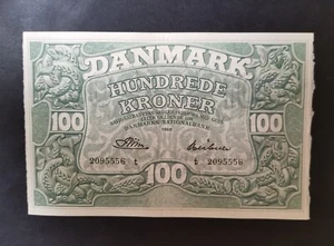 EF/EF+ 100 kroner 1960 DENMARK - Picture 1 of 10