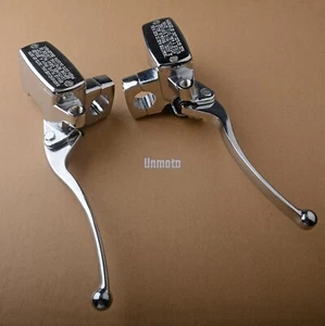 Chrome Brake Master Cylinder Clutch Levers for Kawasaki Vulcan 1500 1600 2000 - Bild 1 von 3