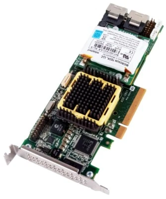 Controller Adaptec ASR-5805 SAS/SATA RAID PCIe LP + BBU - Image 1 of 2