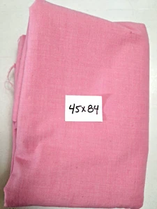 Rosa Polvorienta Rosa Sólida 45x84 De Colección Tela Costura Ropa Acolchado Tejido Liso - Imagen 1 de 5