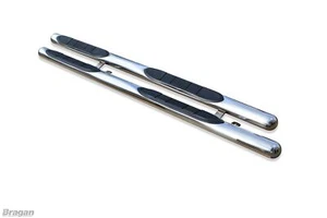 Side Bars + Amber LED To Fit Nissan Qashqai 2007-2014 Stainless Tube Accessories - Picture 1 of 7